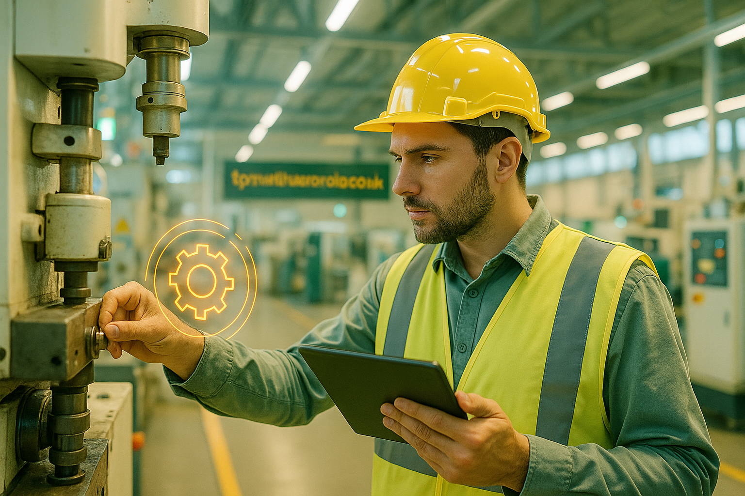 TPM working - male engineer